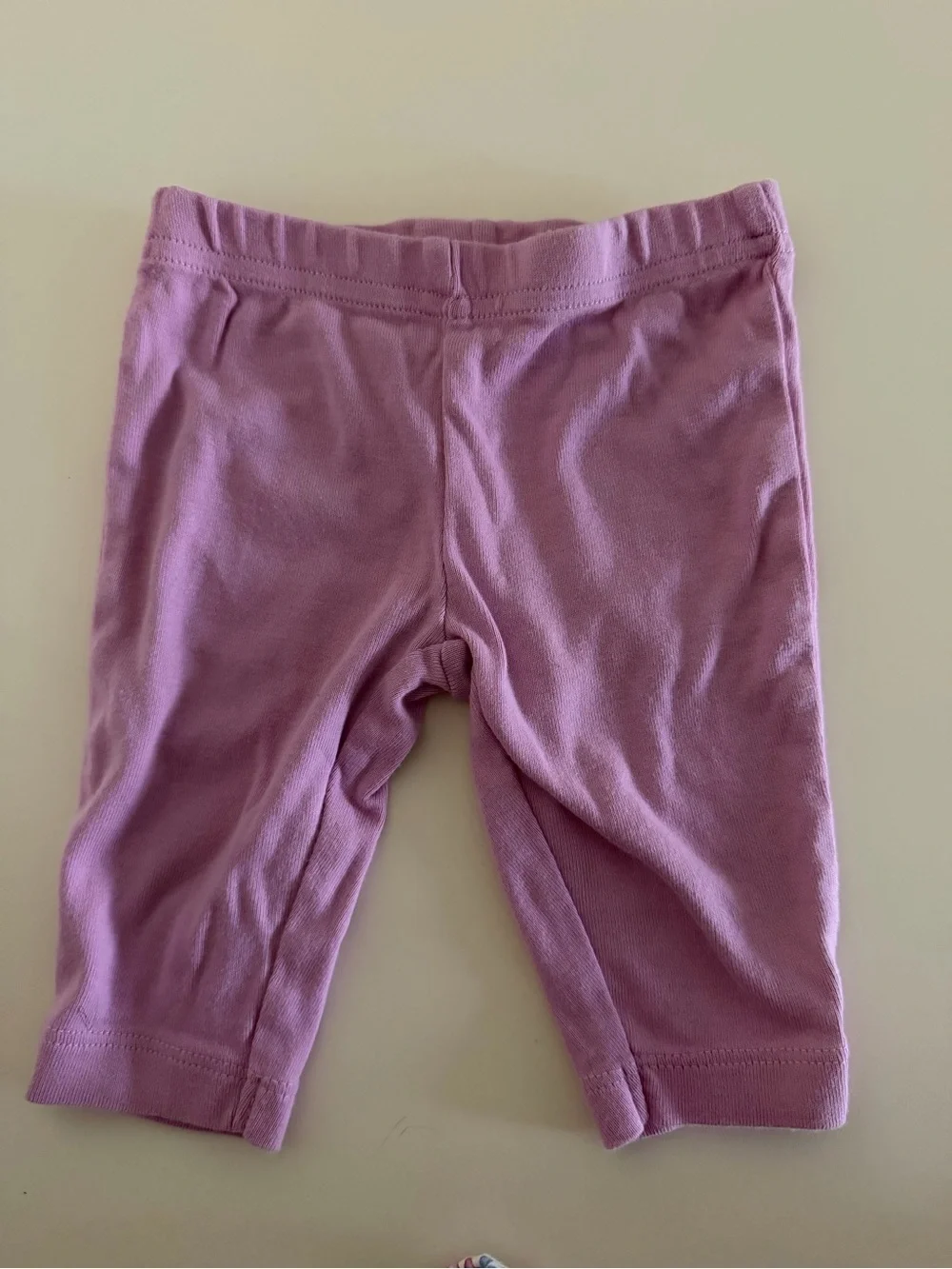 Carter's Pink Solid and Floral Legging Set
